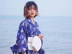 Kimono Femme Plage M