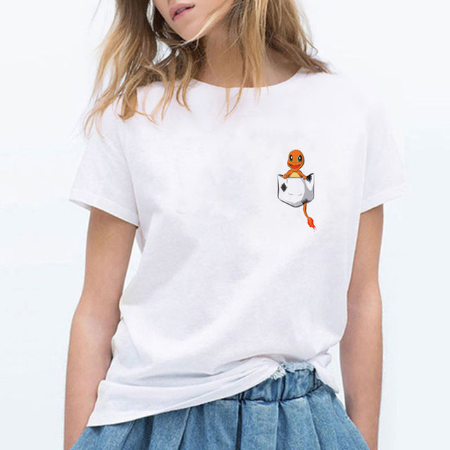 T-Shirt Poche Pokèmon Salamèche 1 XXXL